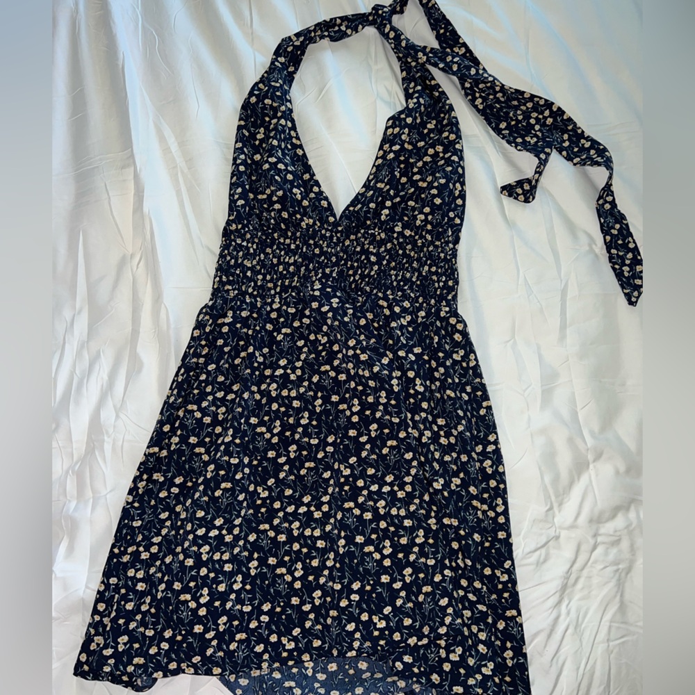 Brand New ROMWE Floral Halter Dress